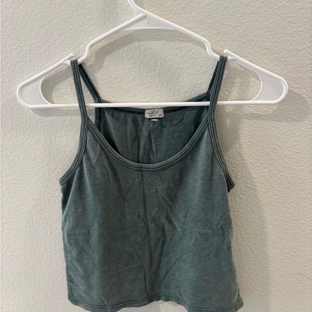 John Galt Women's Green Tank Top